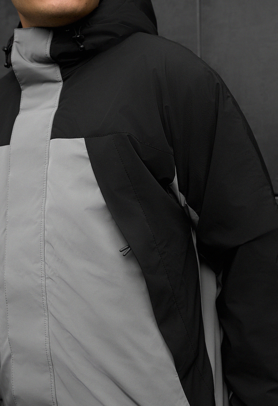Geacă Staff skay gray & black