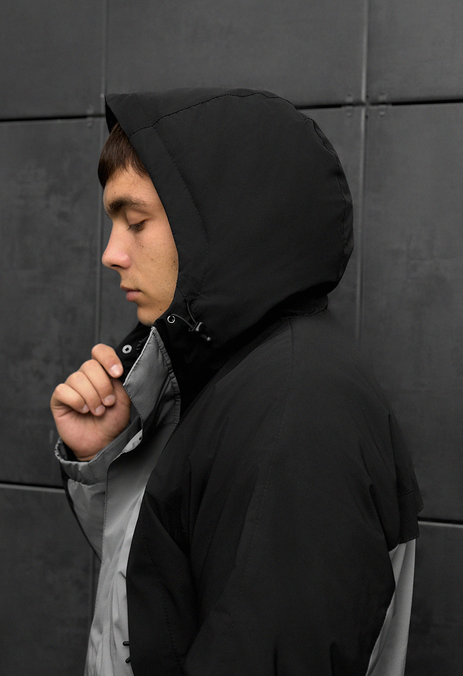 Geacă Staff skay gray & black