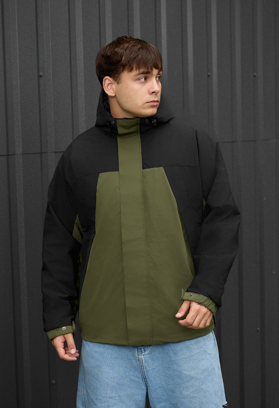 Geacă Staff skay khaki & black