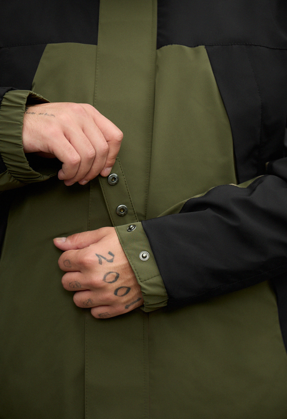 Geacă Staff skay khaki & black
