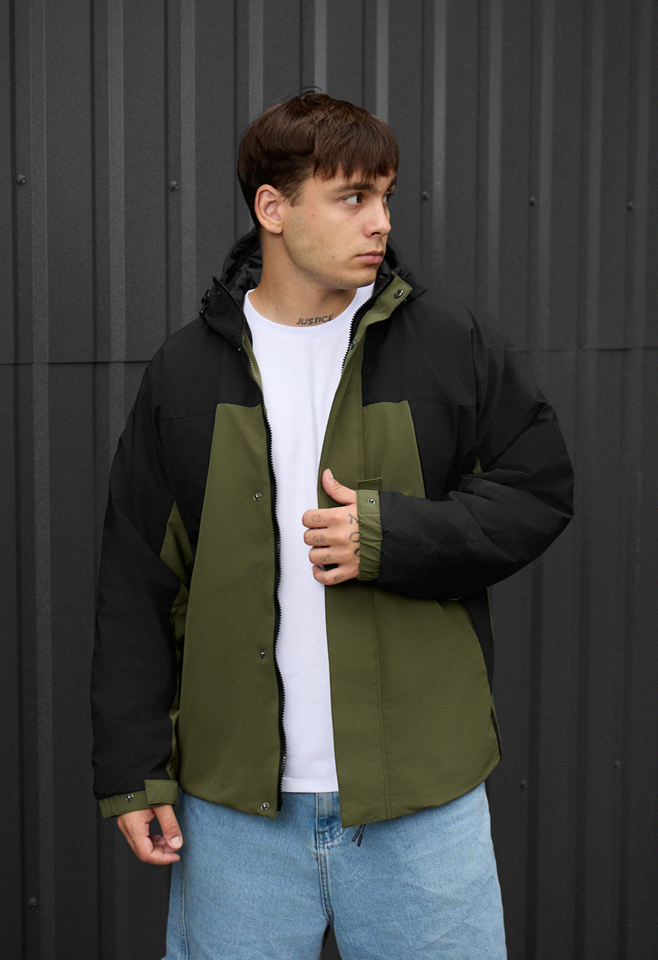 Geacă Staff skay khaki & black