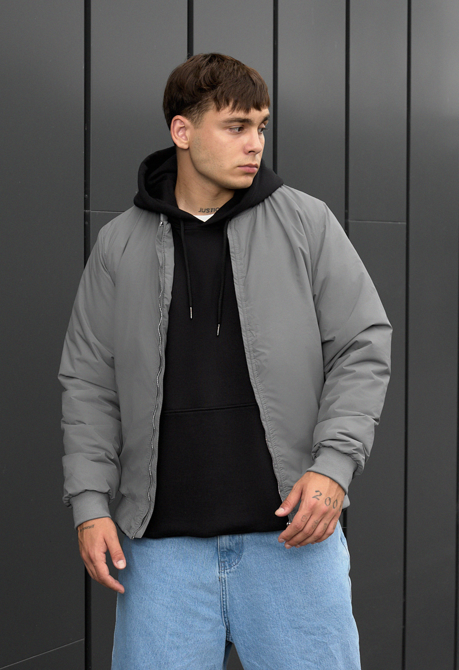 Bomber Staff jalt gray