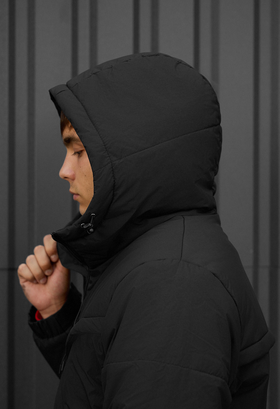 Geacă de iarnă Staff vorn black