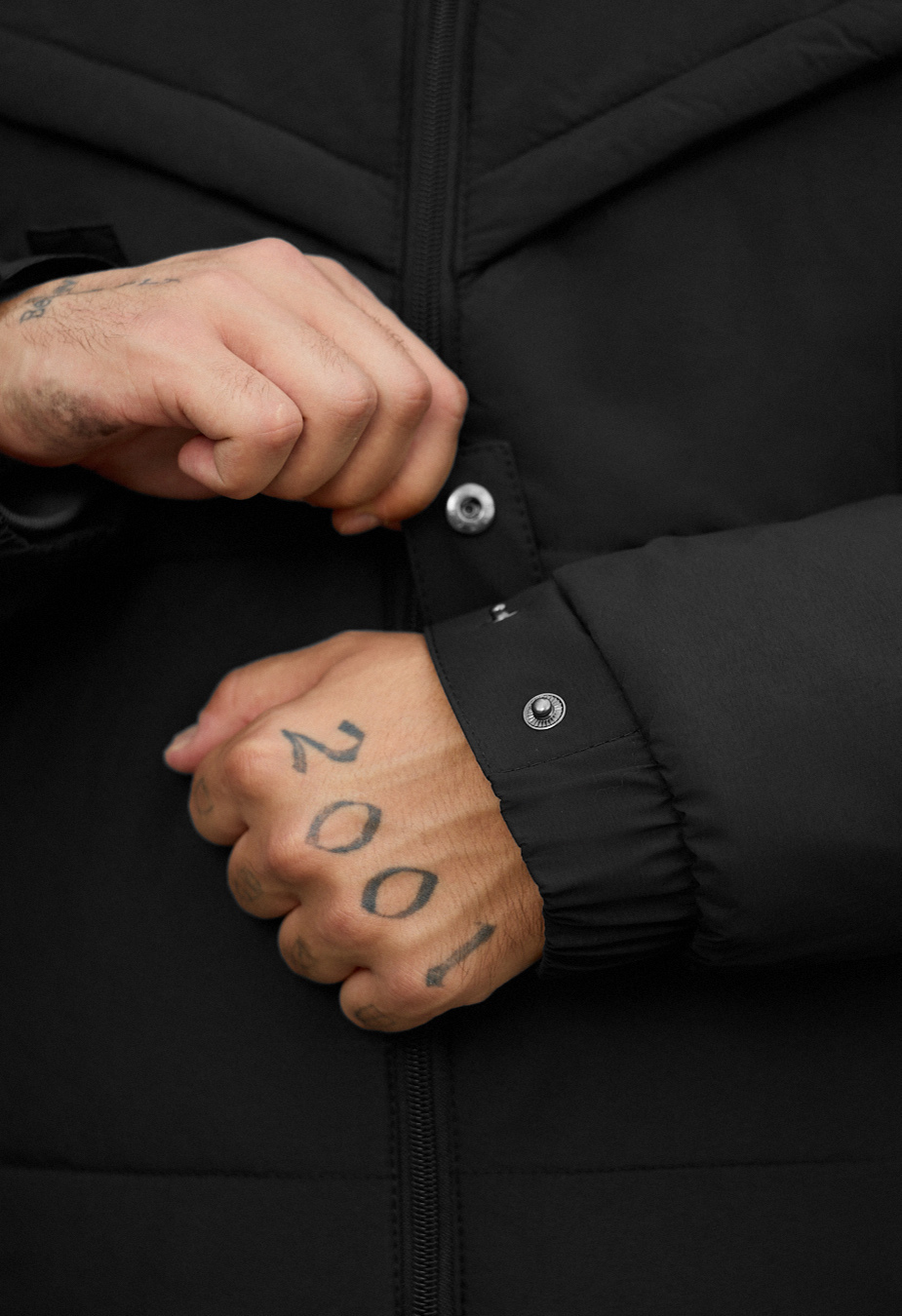 Geacă de iarnă Staff vorn black