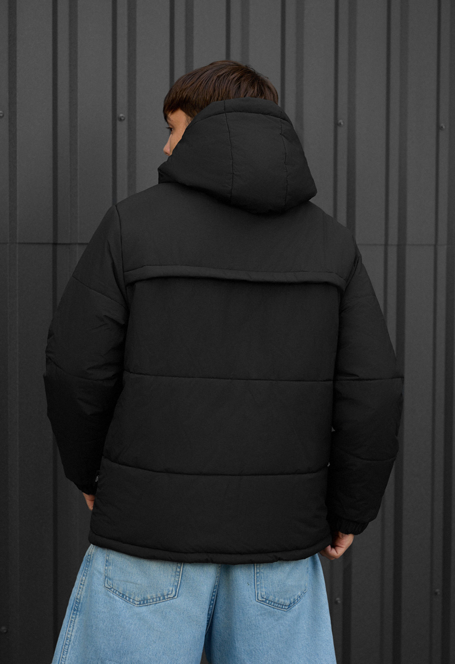 Geacă de iarnă Staff vorn black