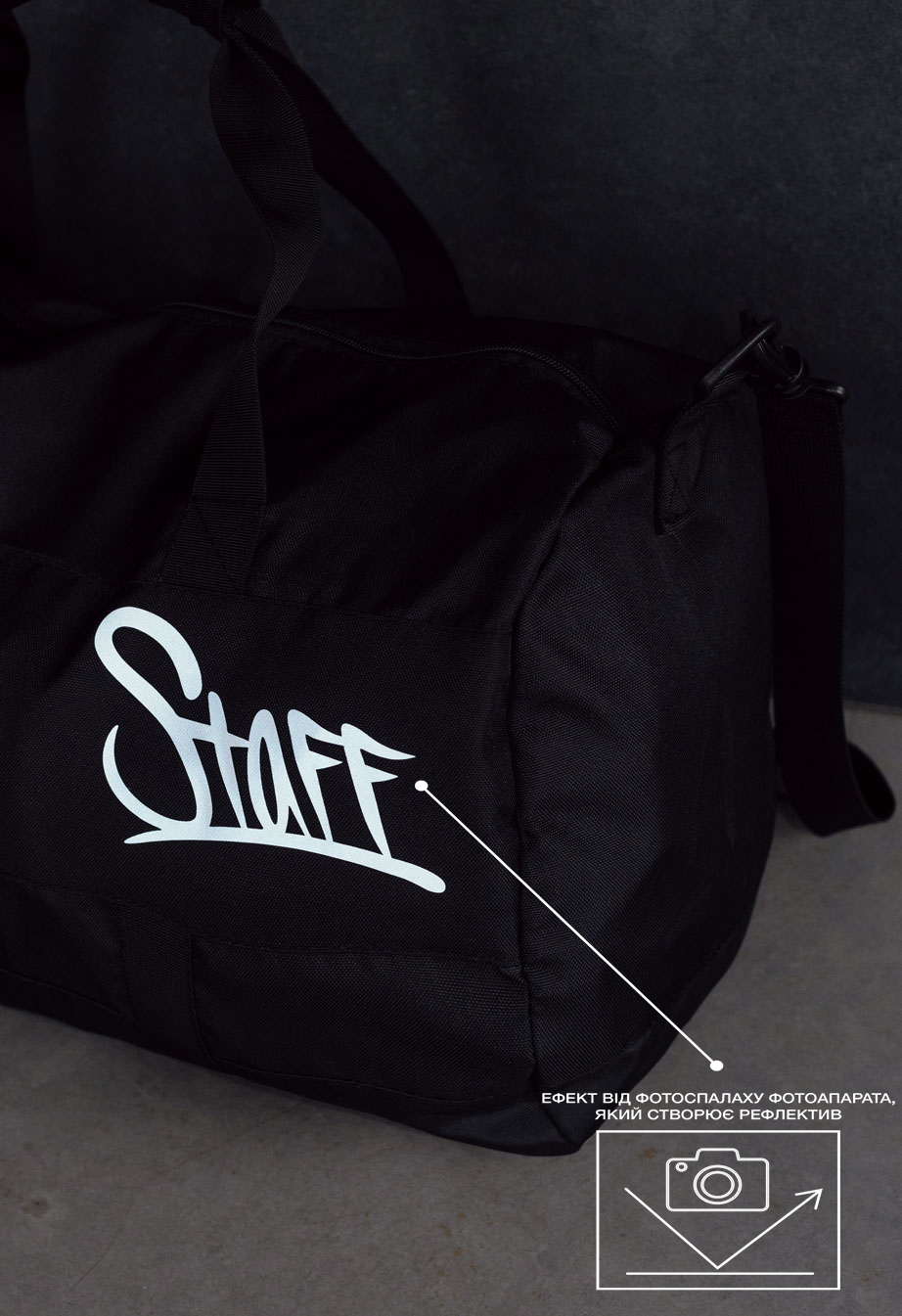 Geantă sport Staff black logo