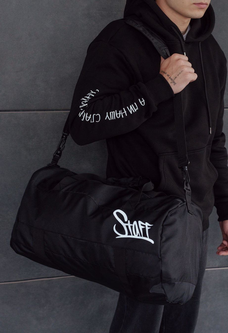 Geantă sport Staff black logo