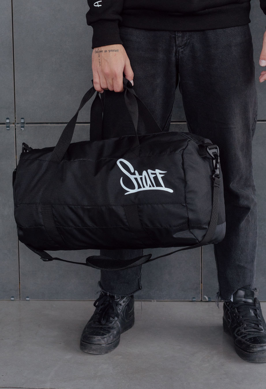 Geantă sport Staff black logo