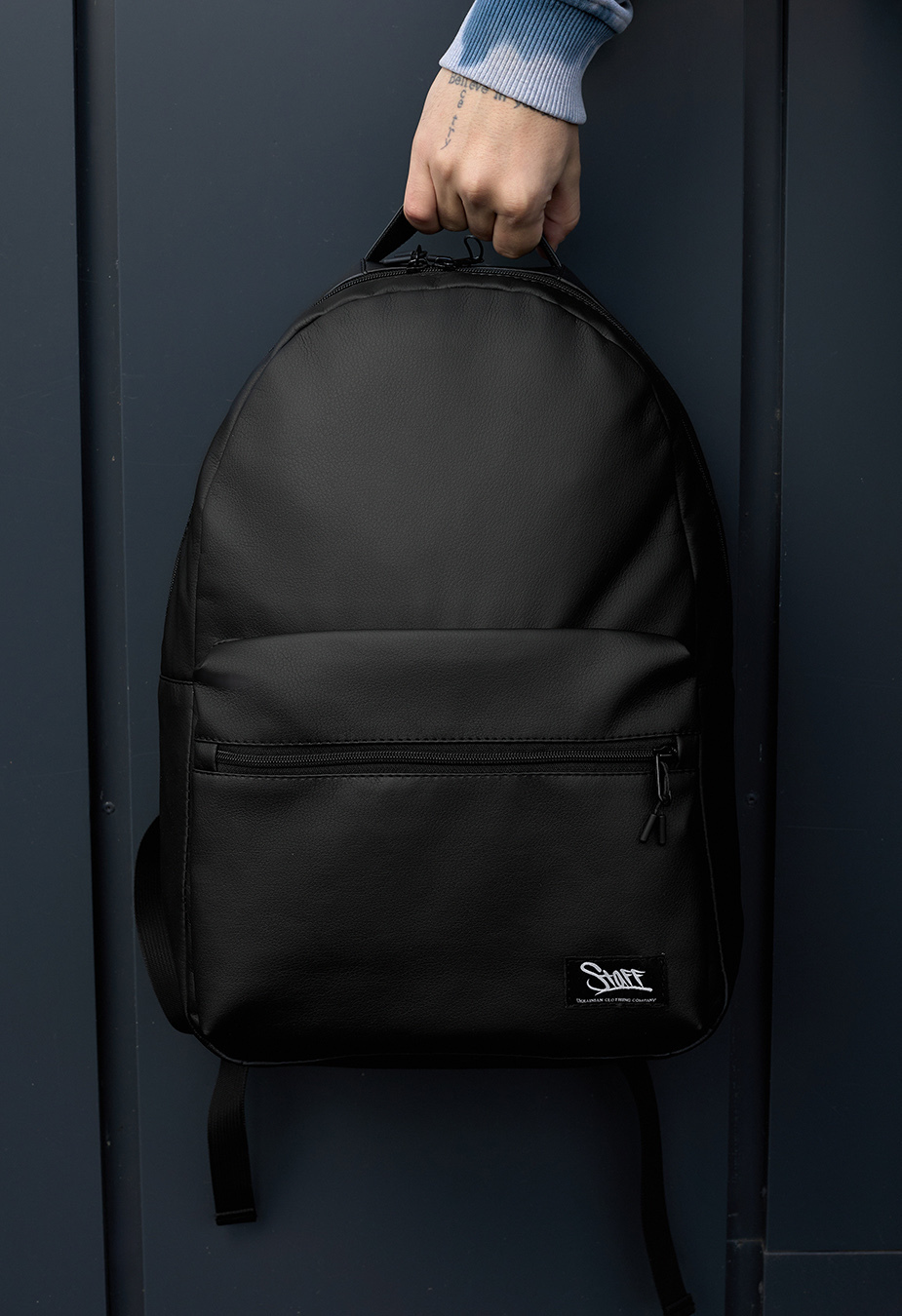 Rucsac Staff op 19L black leather