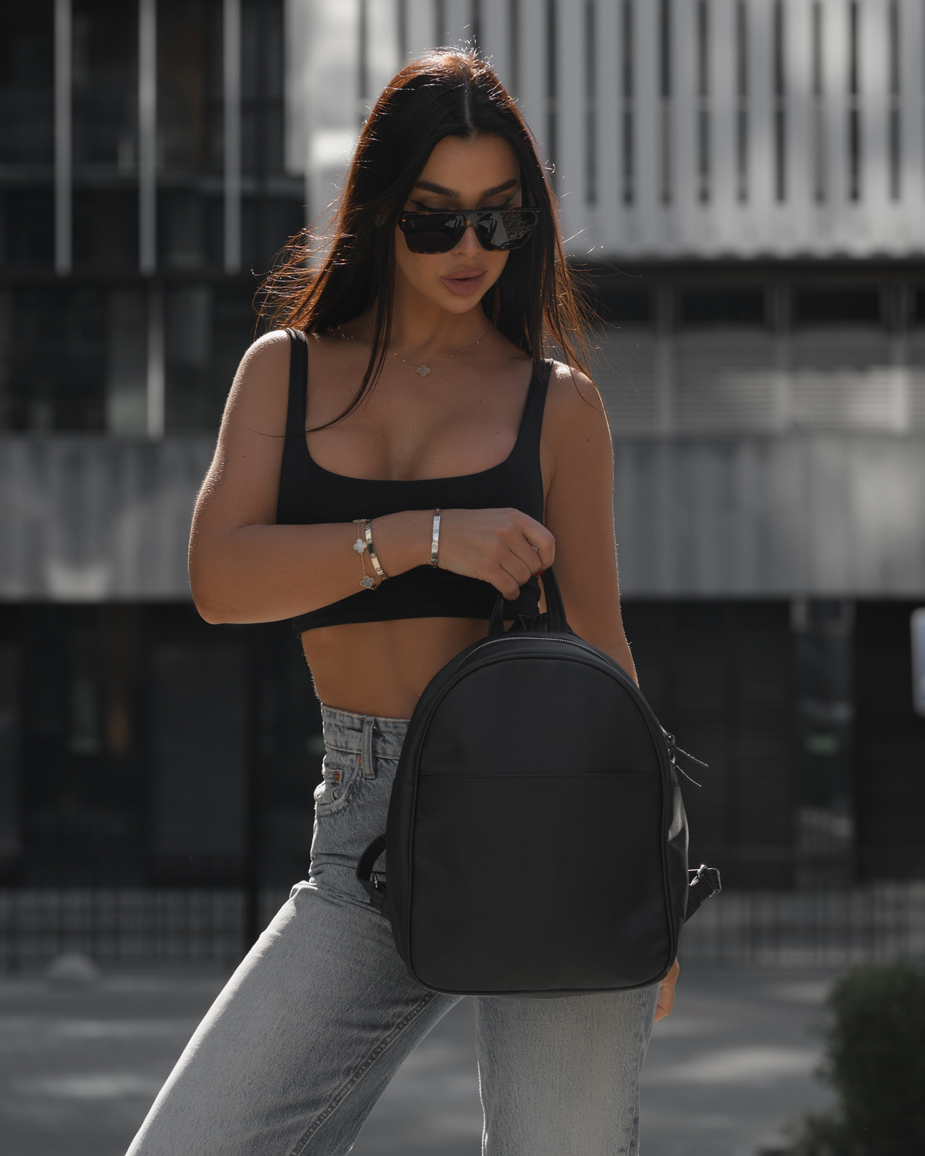 Rucsac de damă Staff iv leather black