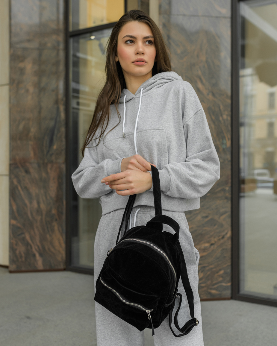Rucsac de damă Staff am velor black