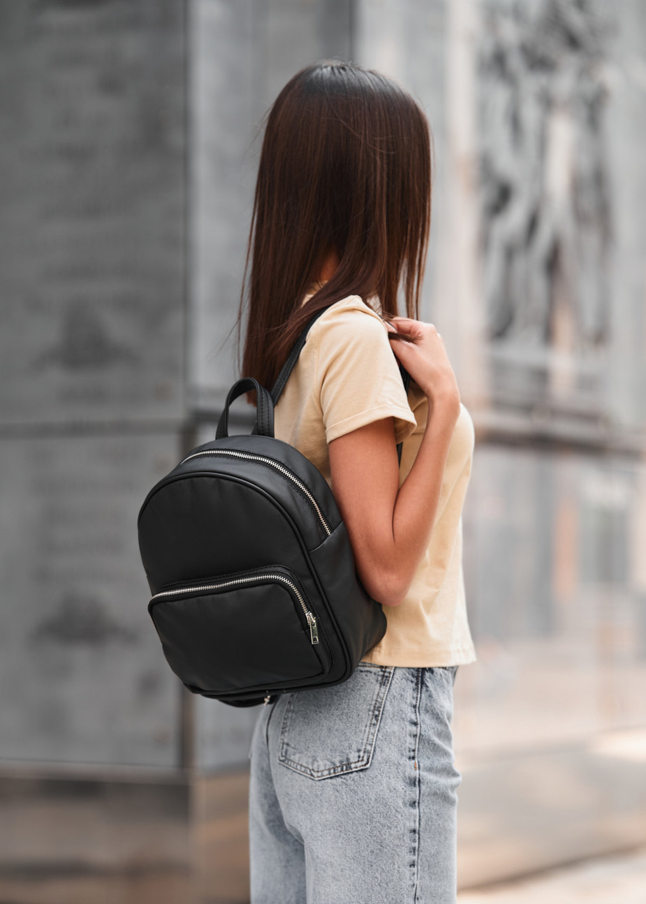 Rucsac de damă Staff vol leather black