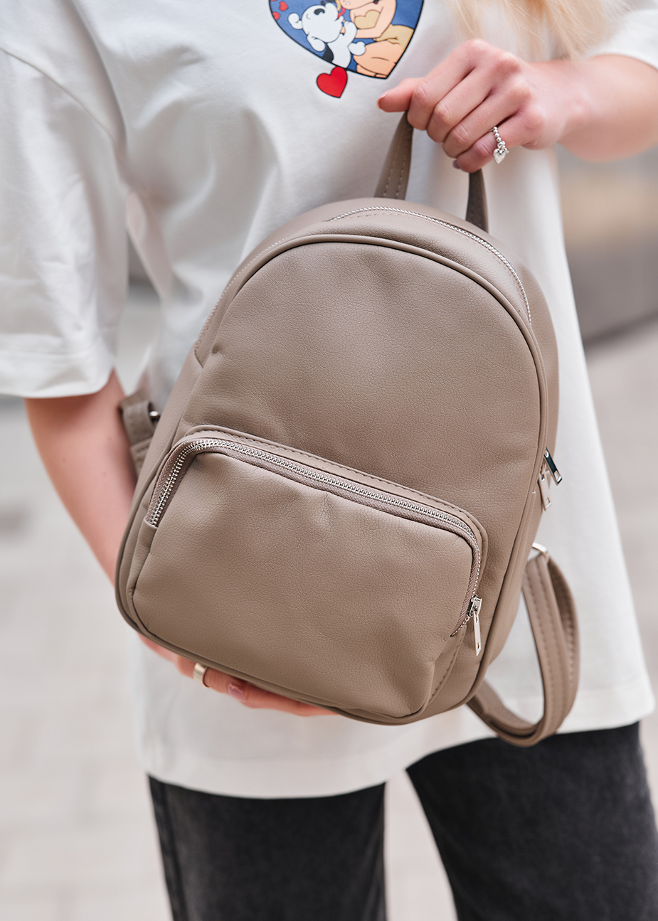 Rucsac de damă Staff vol leather light brown