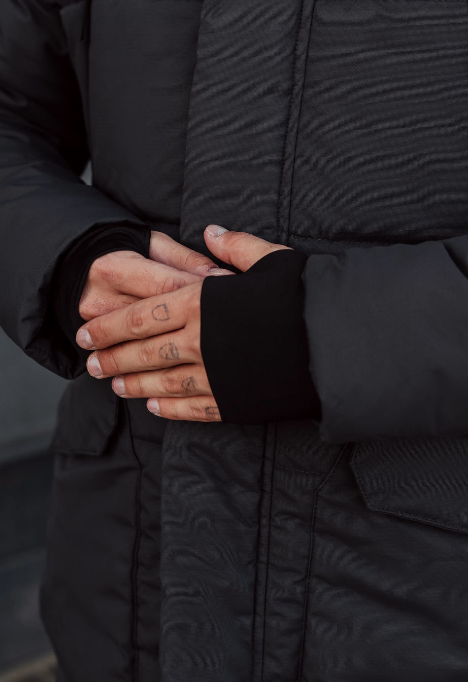 Parka de iarnă Staff no dark gray