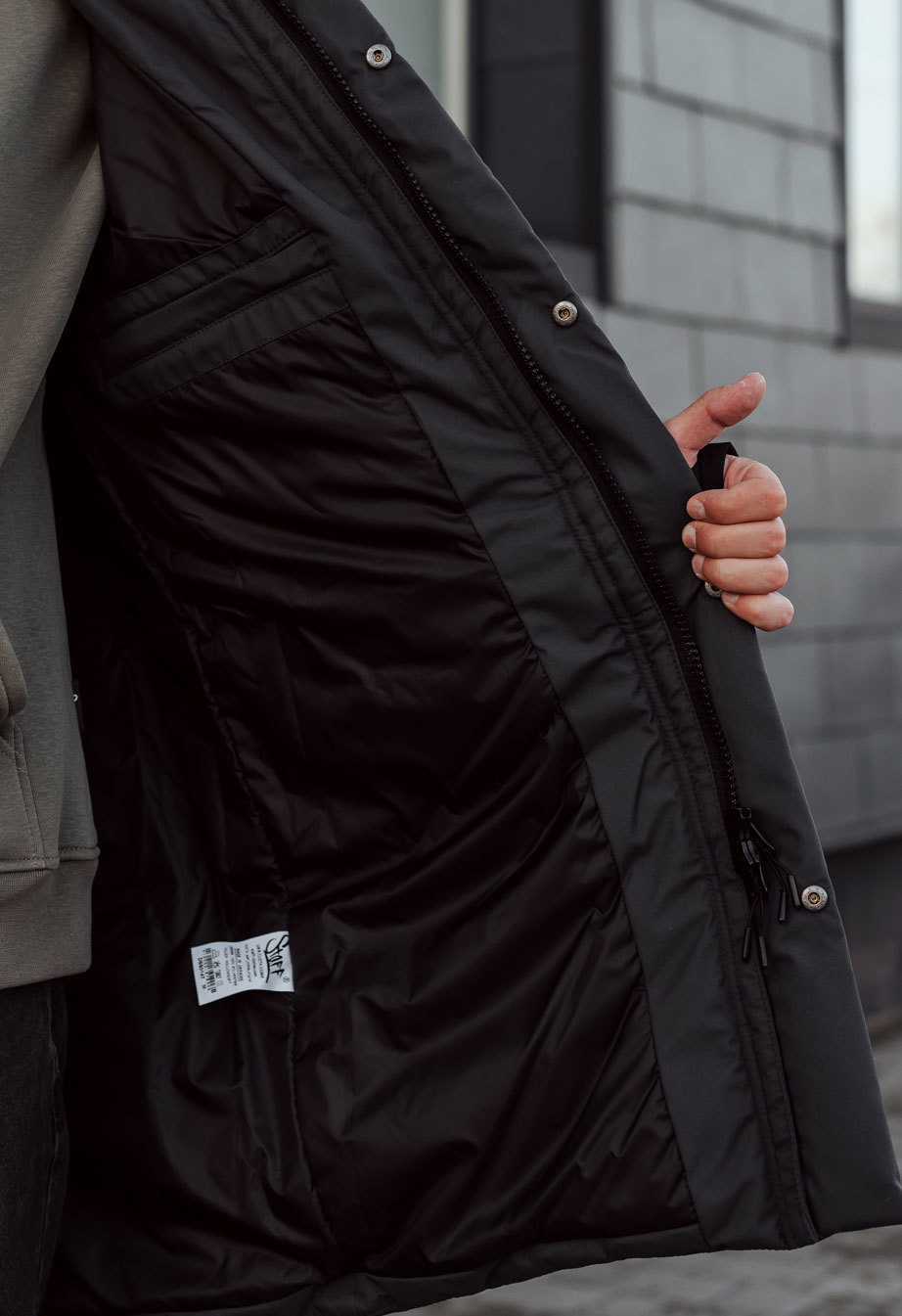 Parka de iarnă Staff no dark gray