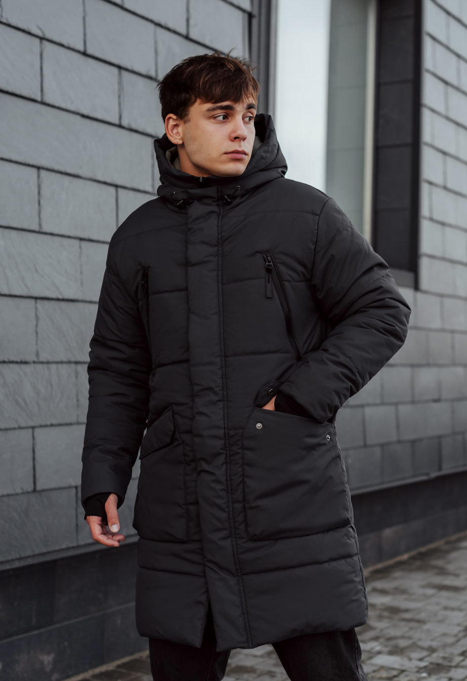 Parka de iarnă Staff no dark gray