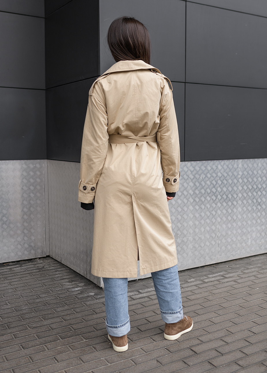Trench de damă Staff cap beige