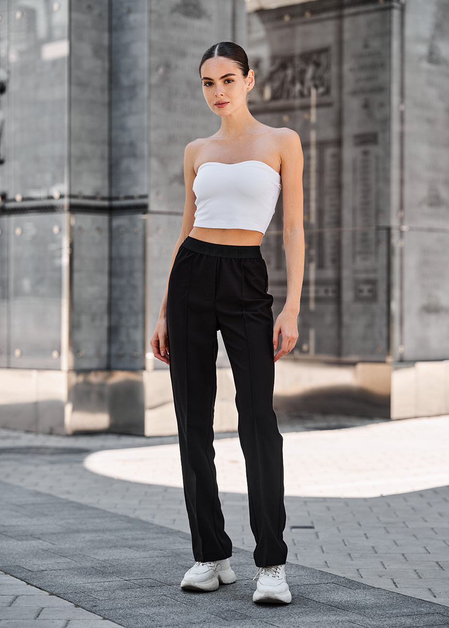 Pantaloni de damă Staff hi black