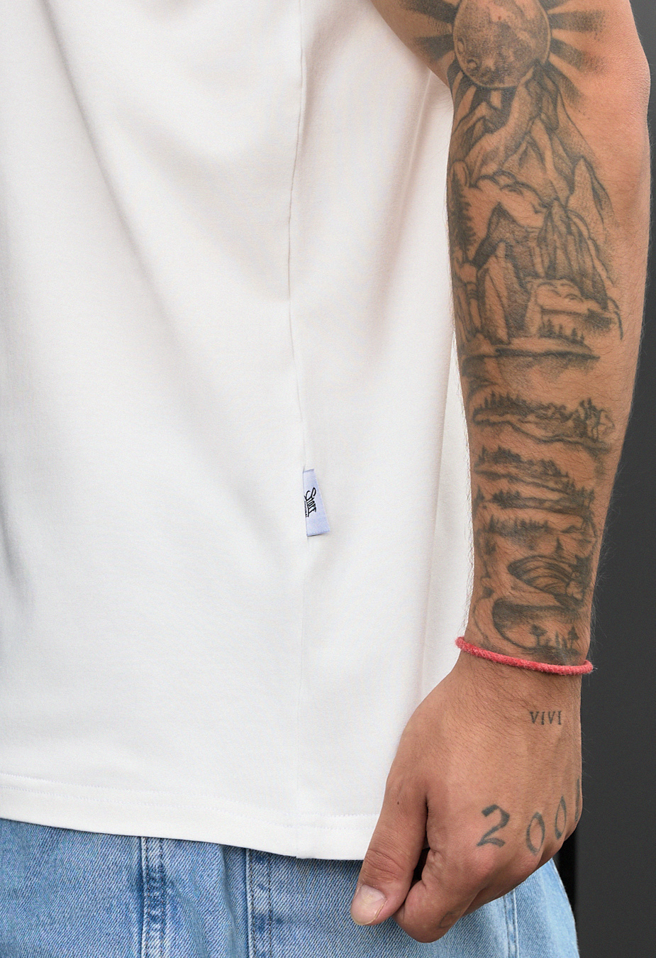 Tricou Staff pi white