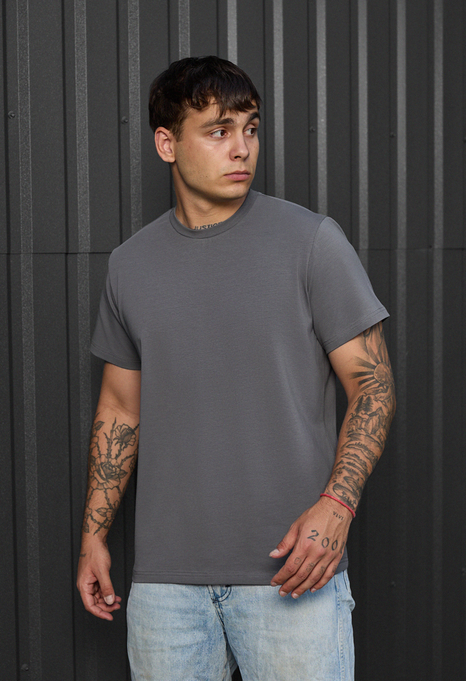 Tricou Staff pi gray