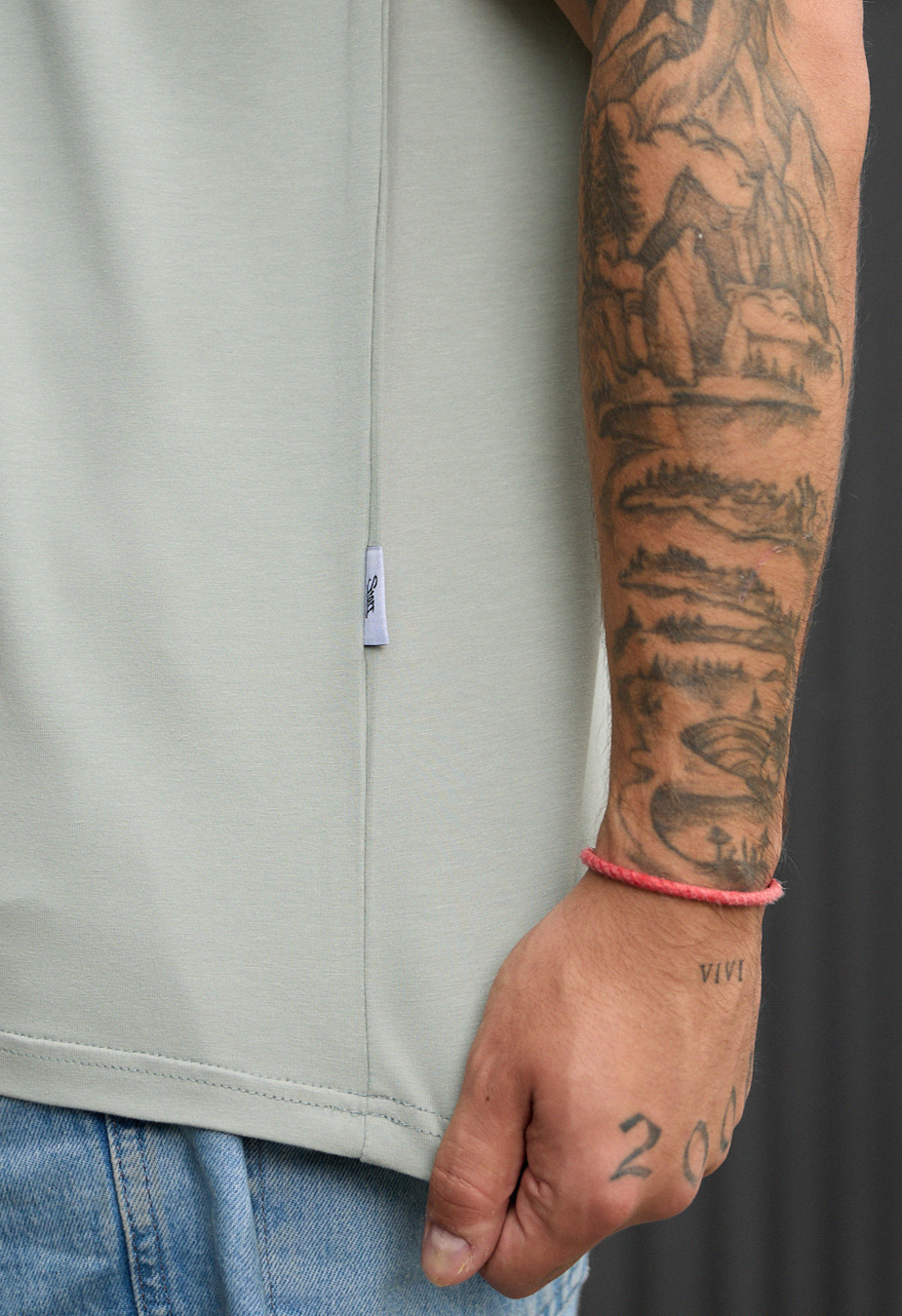 Tricou Staff pi gray olive