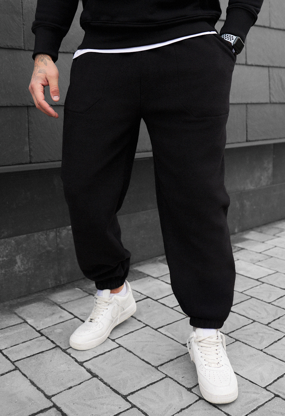 Pantaloni de trening Staff al black fleece
