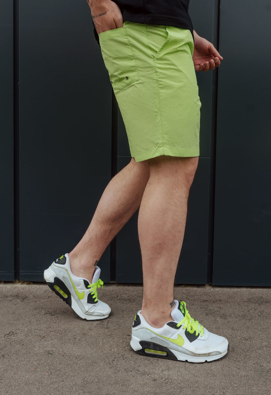 Pantaloni scurți de plajă Staff light green basic