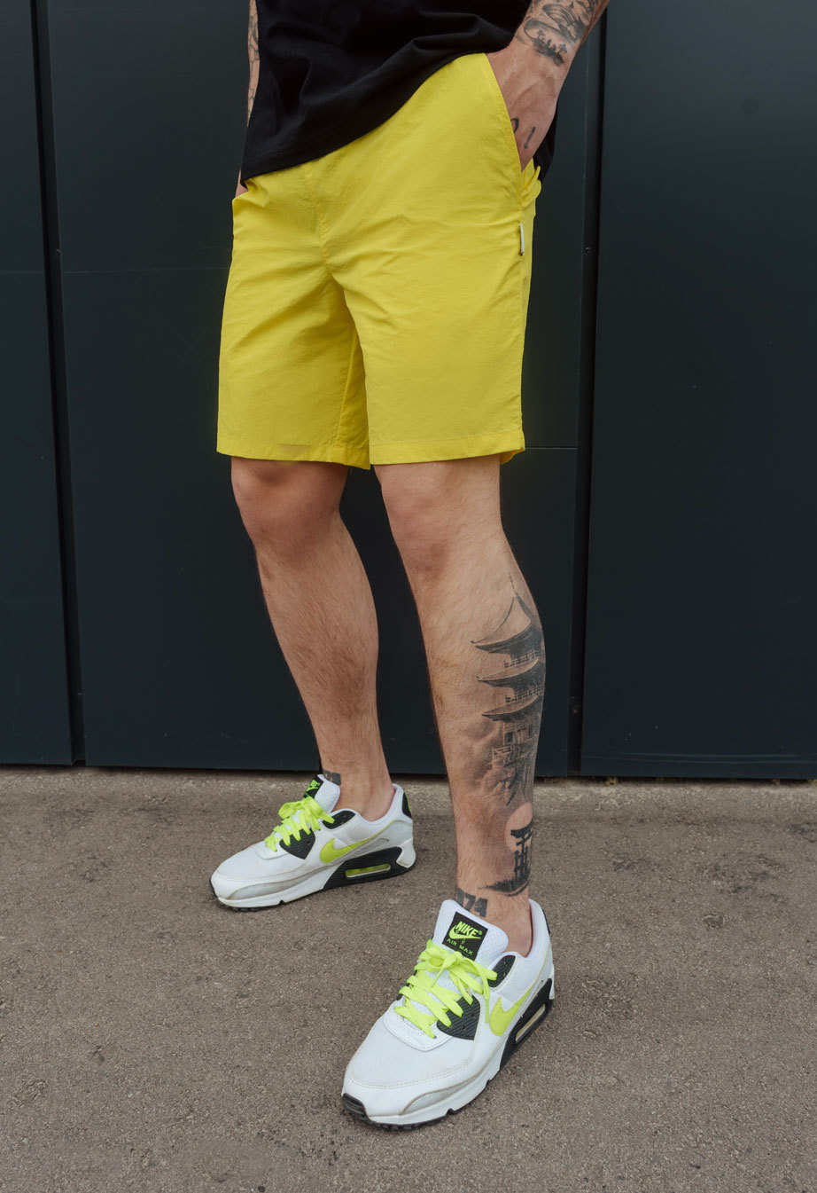  Pantaloni scurți de plajă Staff yellow basic