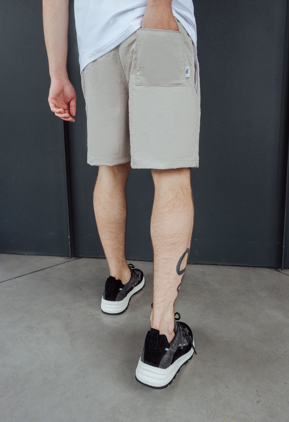 Pantaloni scurți de plajă Staff yu light gray
