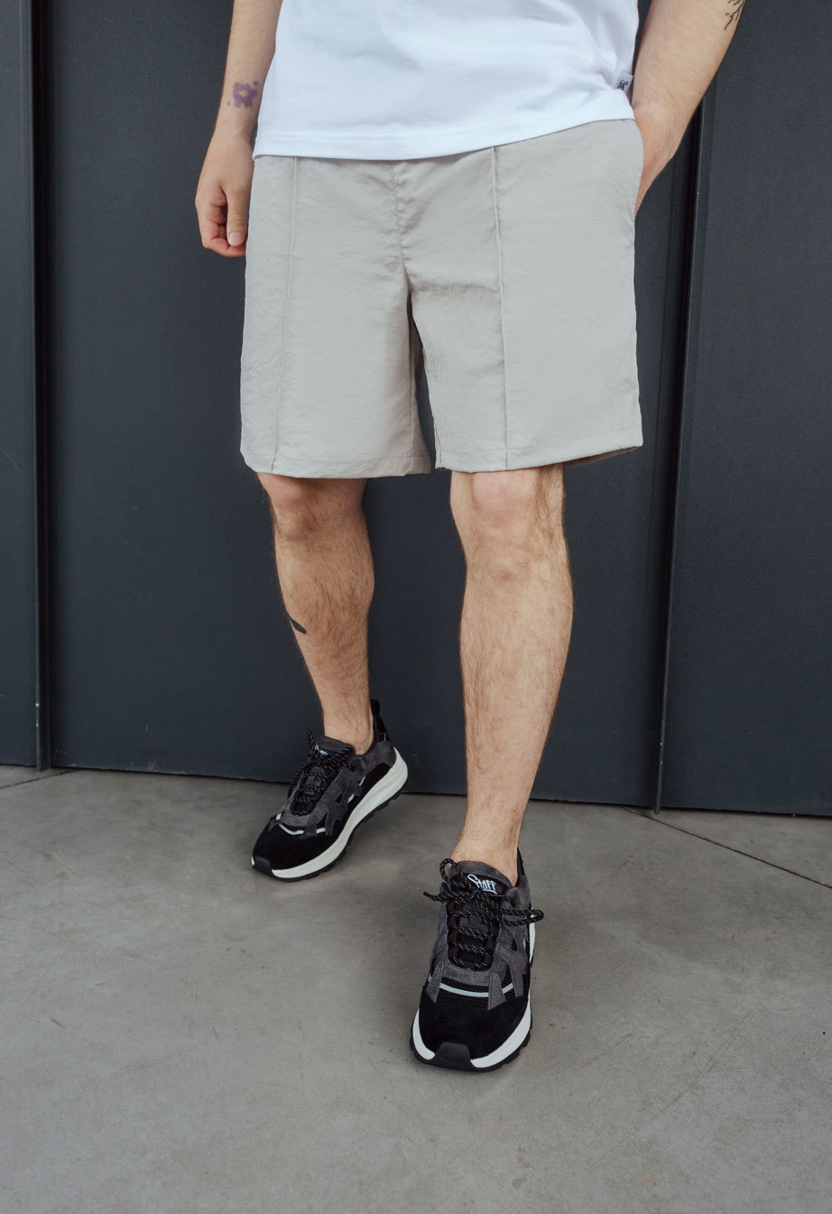 Pantaloni scurți de plajă Staff yu light gray