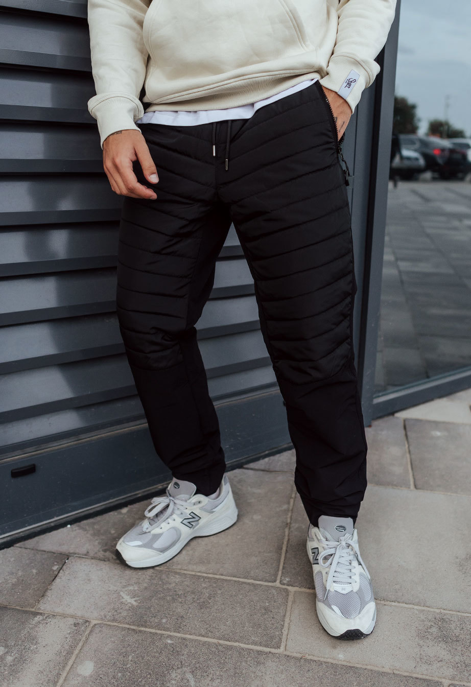 Pantaloni izolați Staff ap microfleece black
