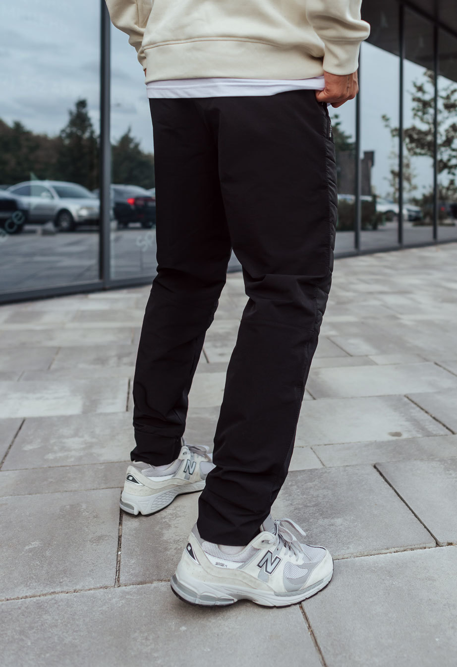 Pantaloni izolați Staff ap microfleece black