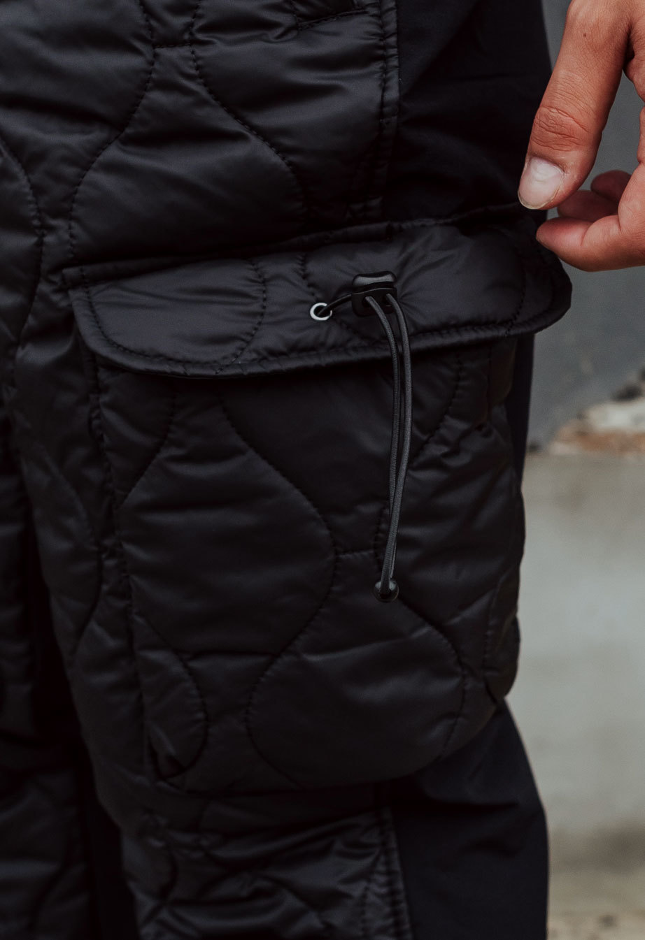 Pantaloni izolați Staff ki black