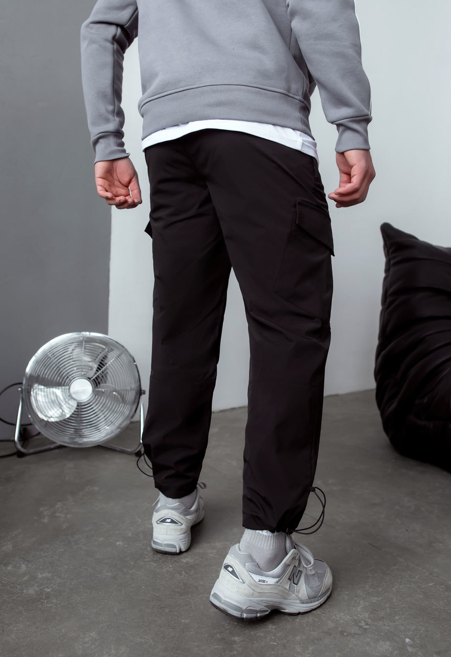 Pantaloni Staff cargo pa black