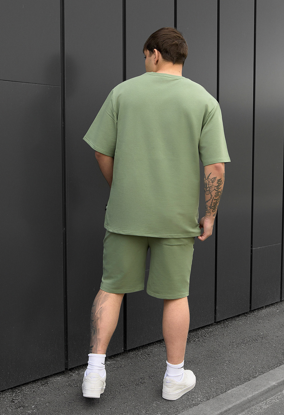 Set de vară tricou + pantaloni scurți Staff ra khaki