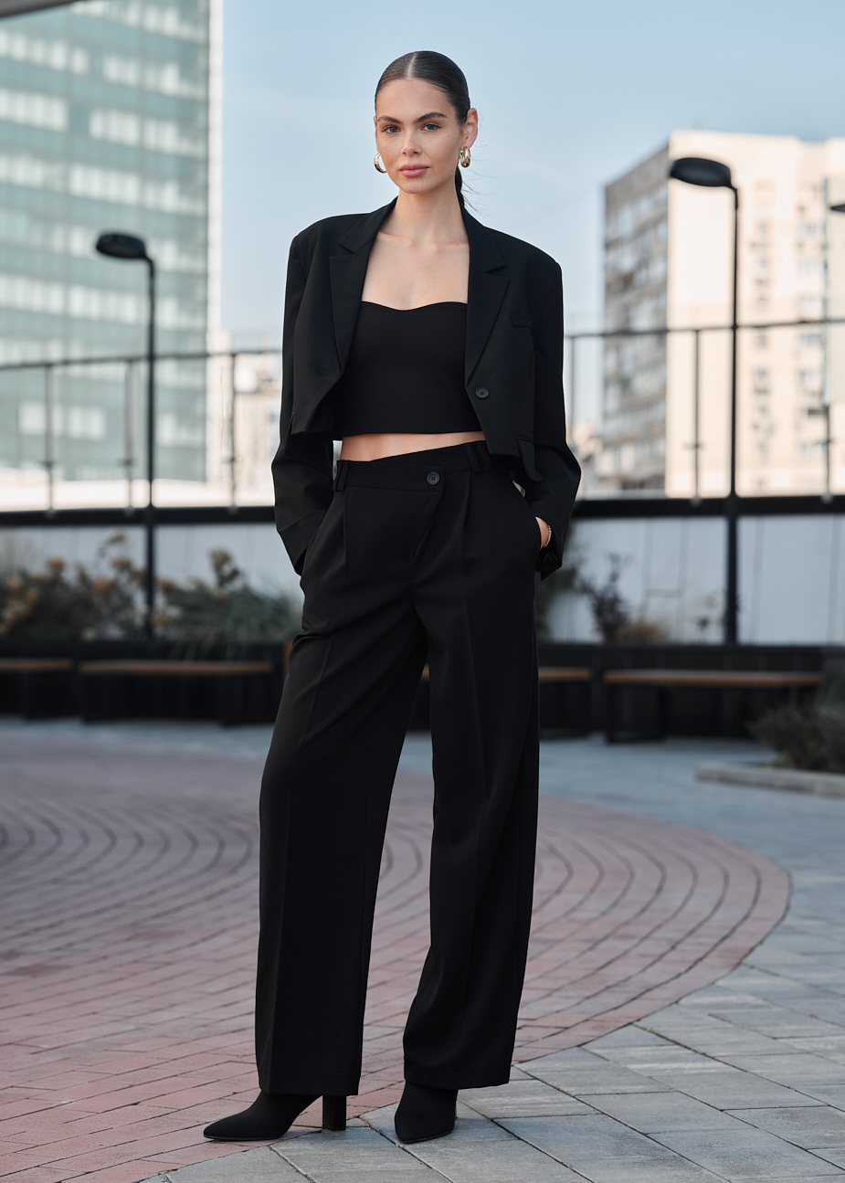 Pantaloni de damă Staff as black