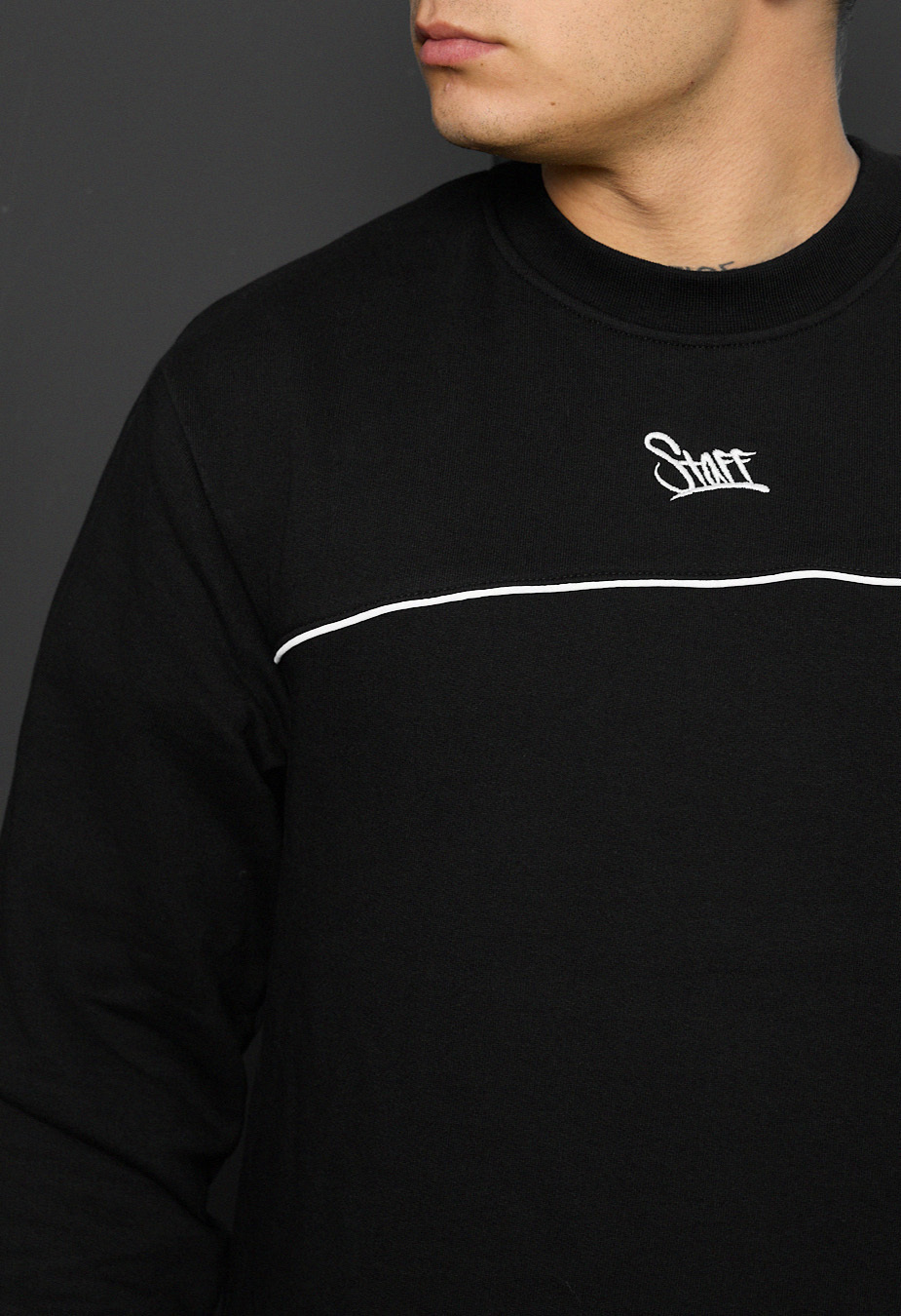 Bluză de trening Staff kant black logo reflective