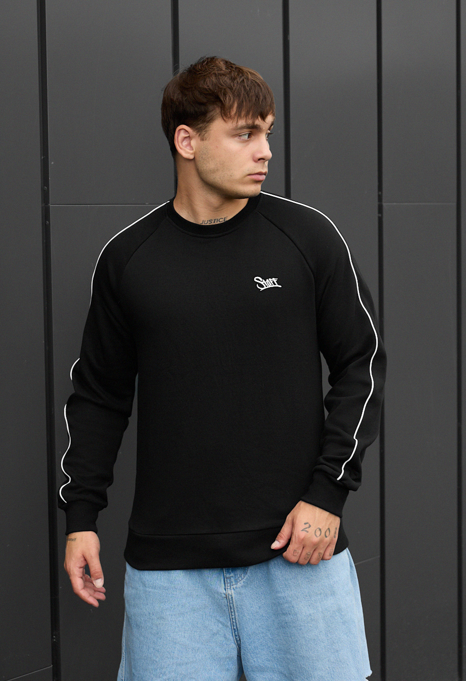 Bluză de trening Staff kant reflective logo black