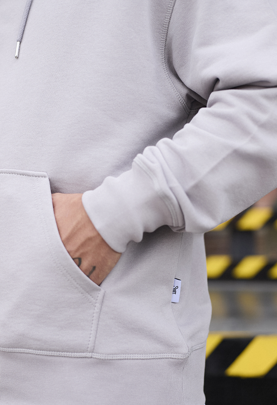 Hanorac Staff light gray oversize