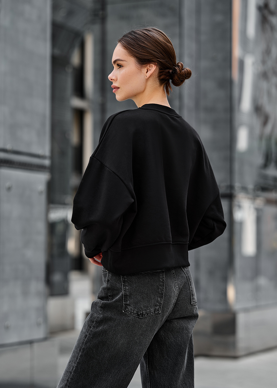 Bluză de trening de damă Staff sh black oversize
