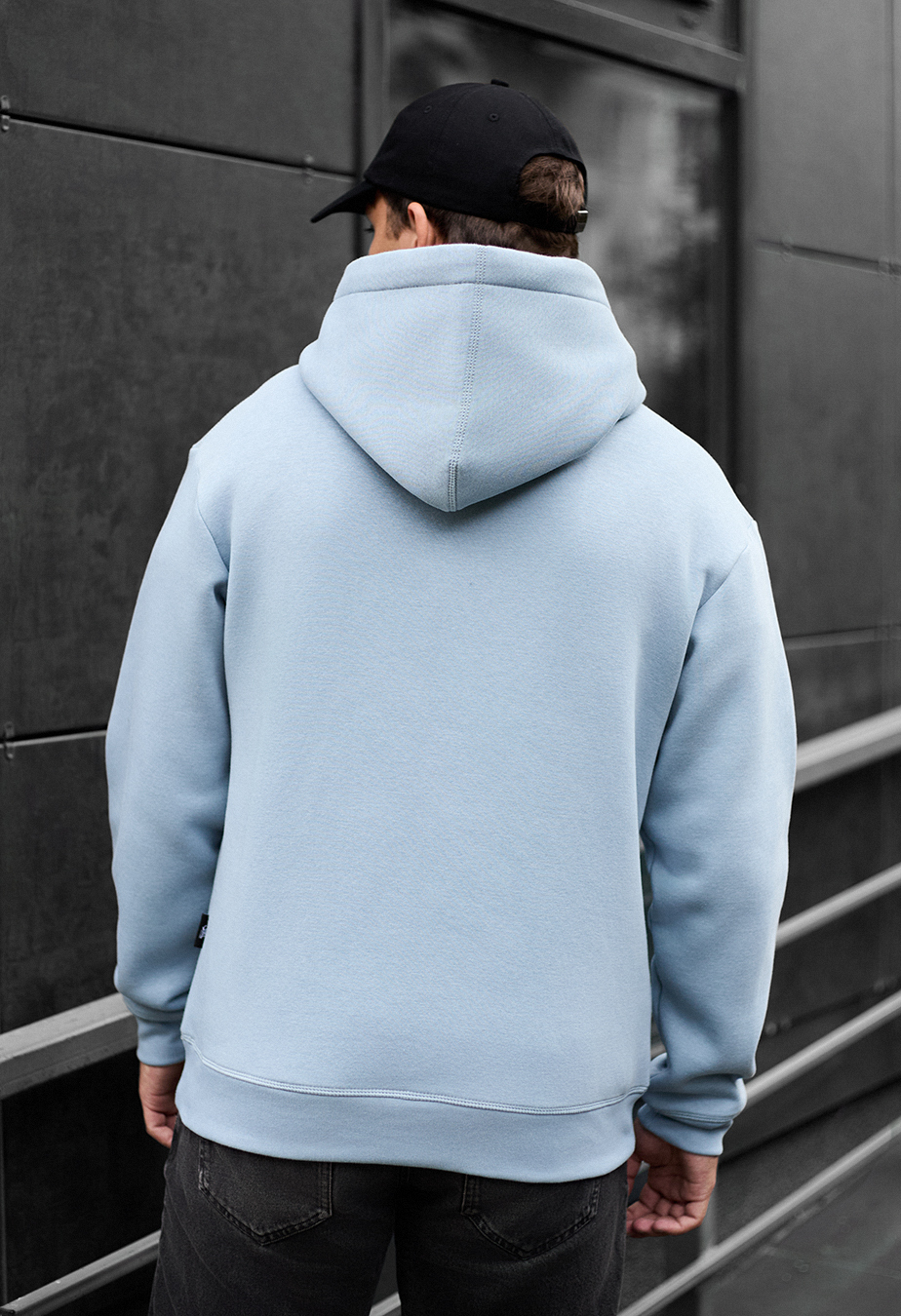 Hanorac Staff light blue fleece