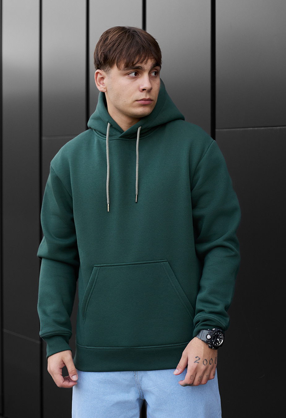 Hanorac Staff green fleece