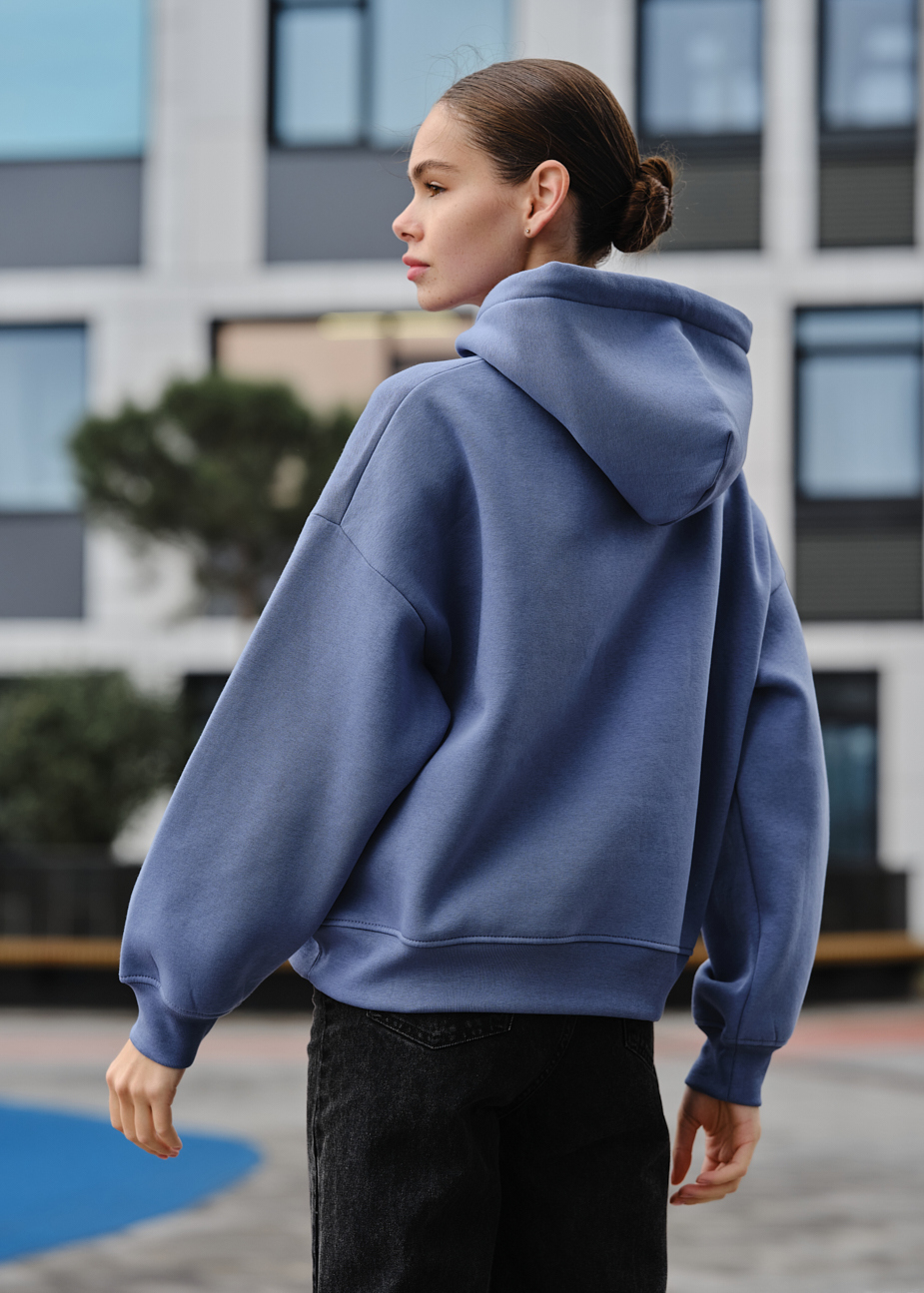 Hanorac de damă Staff ti dark blue oversize fleece
