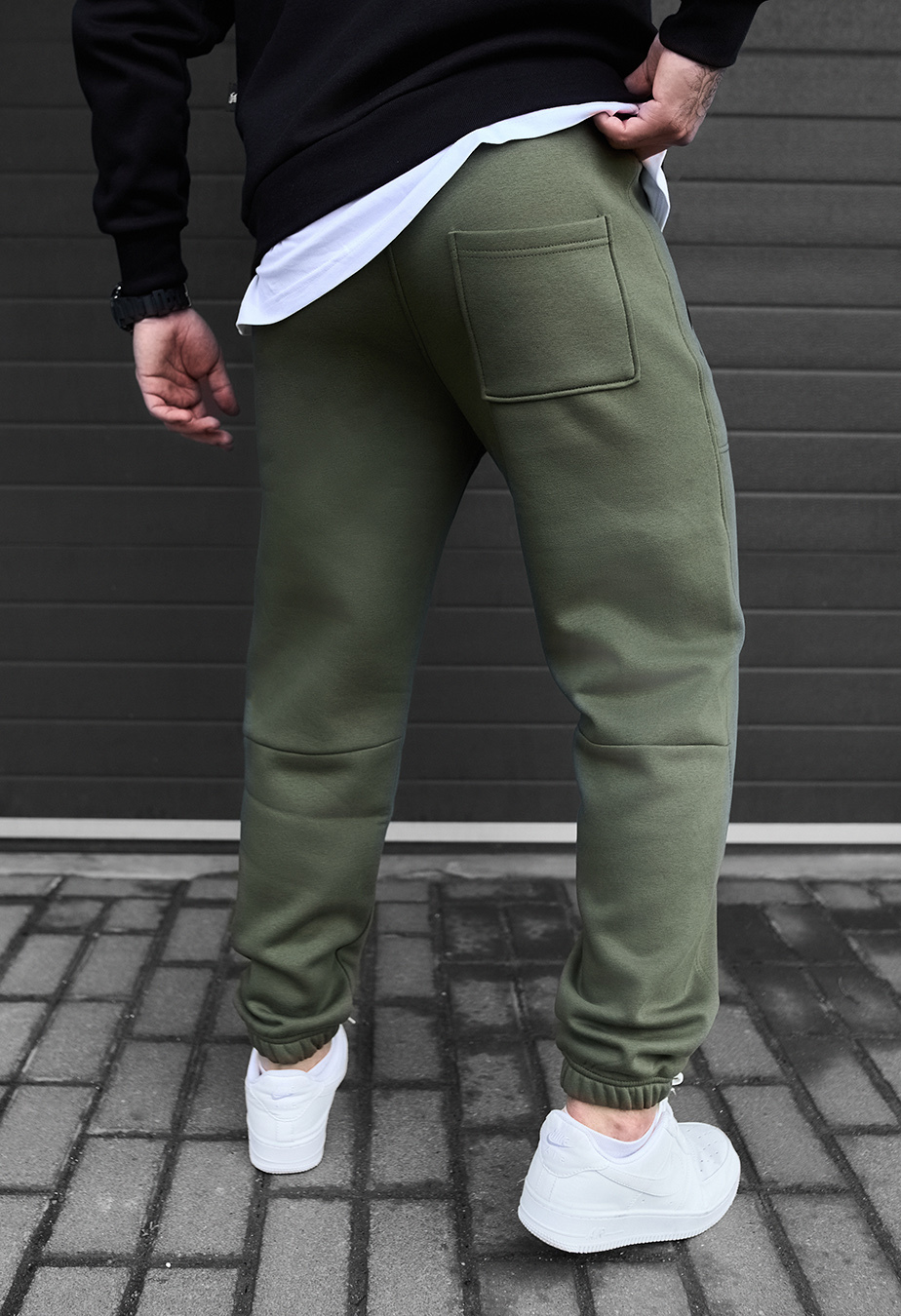 Pantaloni de trening Staff nib khaki fleece