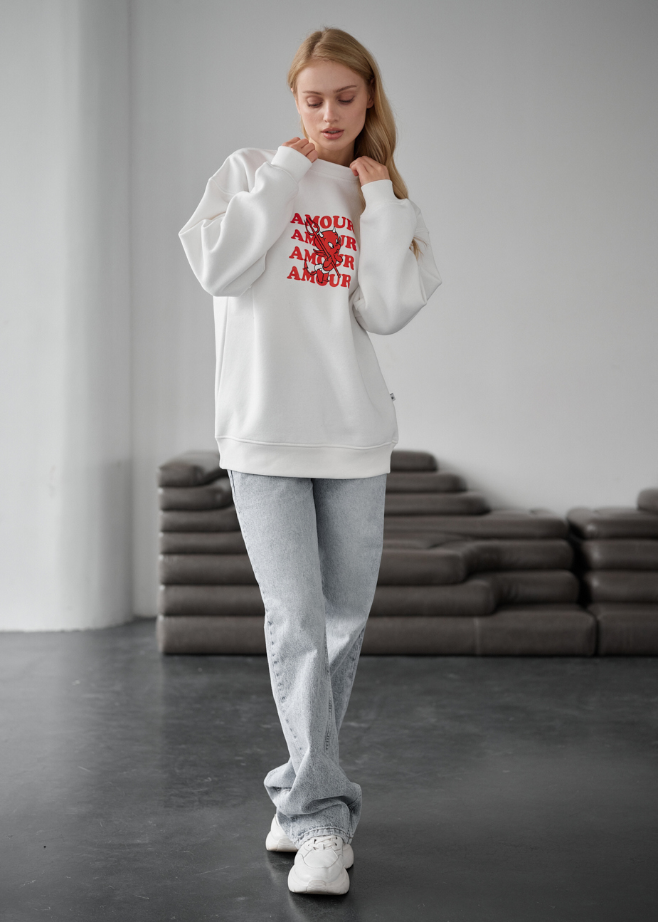 Bluză de trening de damă Staff fa amour oversize fleece