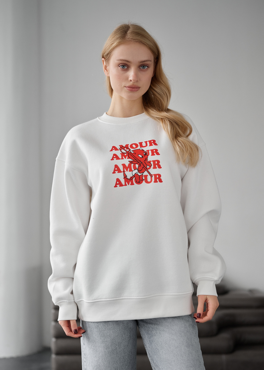 Bluză de trening de damă Staff fa amour oversize fleece