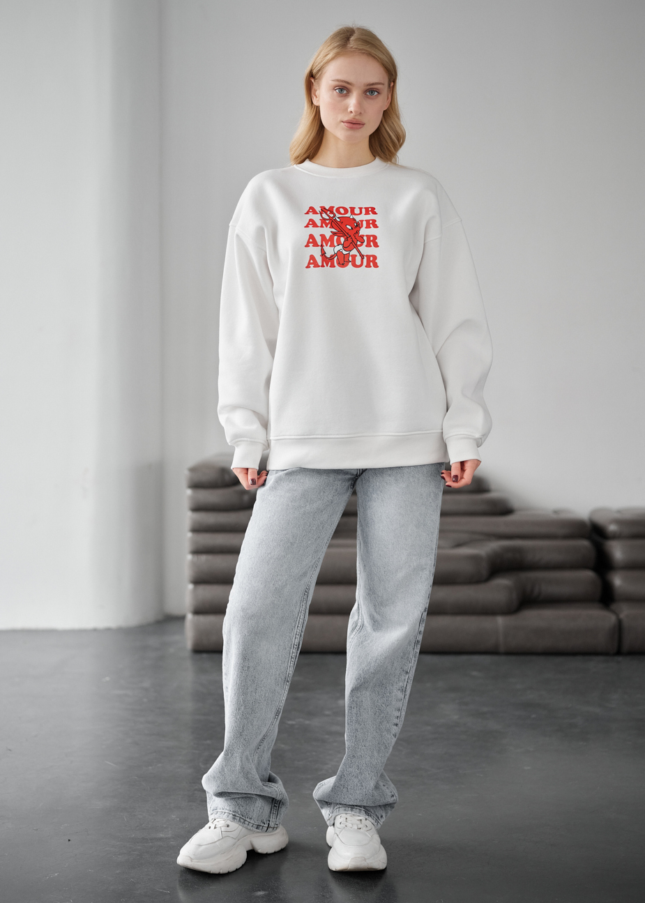 Bluză de trening de damă Staff fa amour oversize fleece