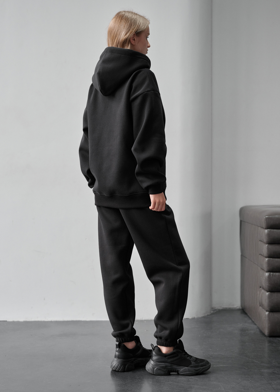Trening de damă Staff jay black zip oversize fleece