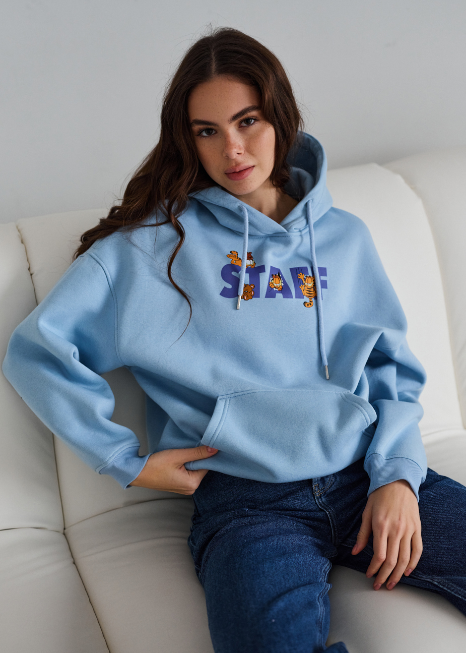 Hanorac de damă Staff logo oversize fleece