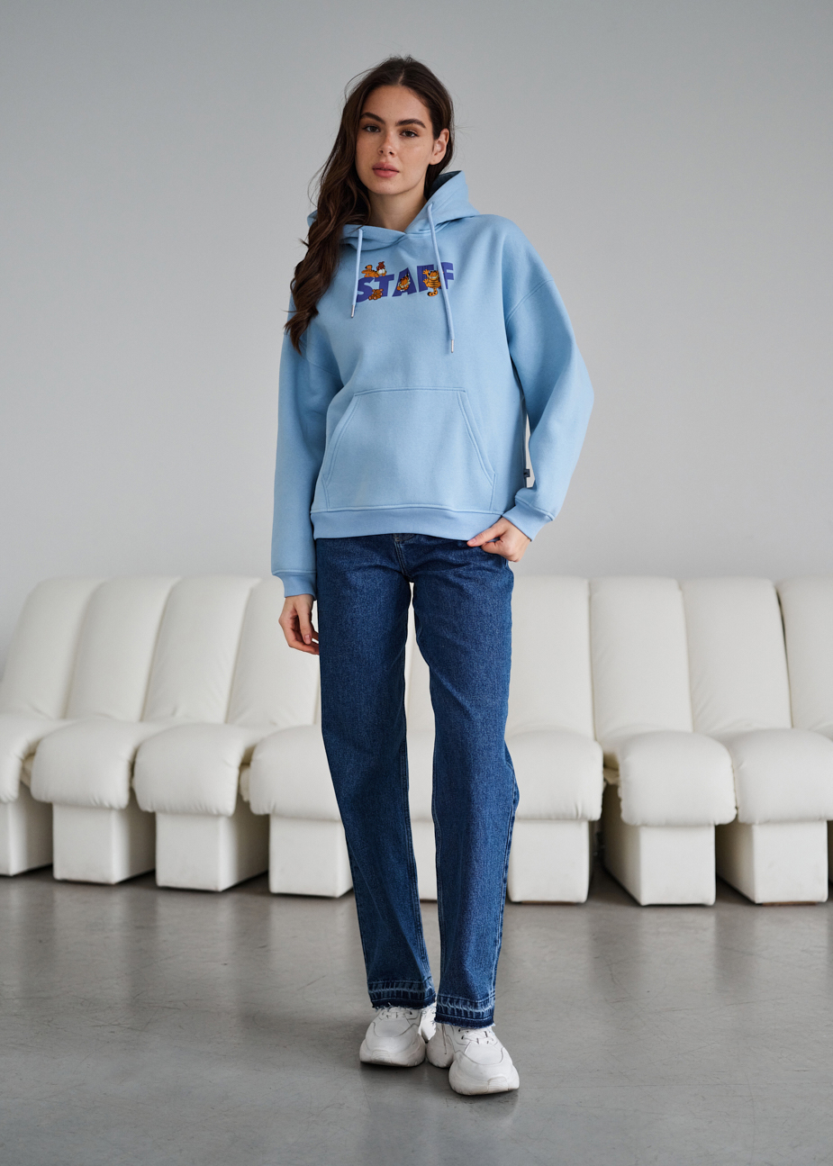 Hanorac de damă Staff logo oversize fleece